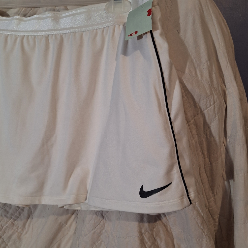 Nike White Skort with Black Trim